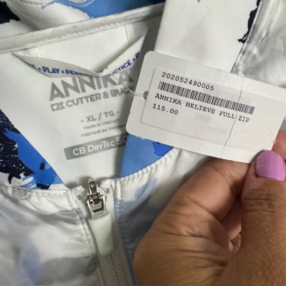 Cutter & Buck Annika Believe Hybrid Jacket Black Diamond Logo Size XL NEW!!! - Picture 6 of 6